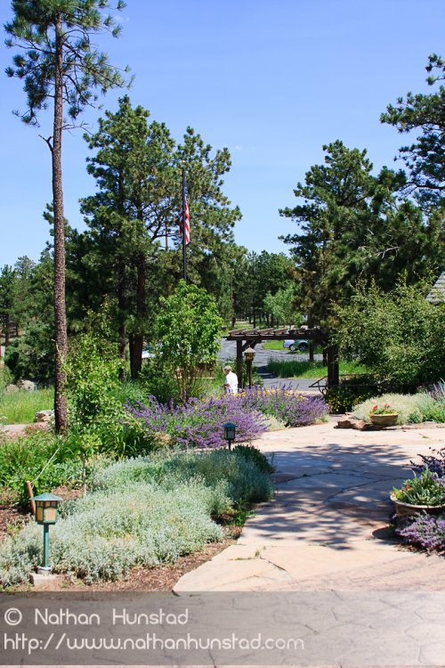 The entrance to Boettcher Mansion on Lookout Mountain